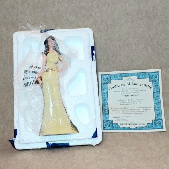 Rare Ltd Edition Bradford Exchange "Denise" Home/Office Collectible Statue Decor - Picture 12 of 12